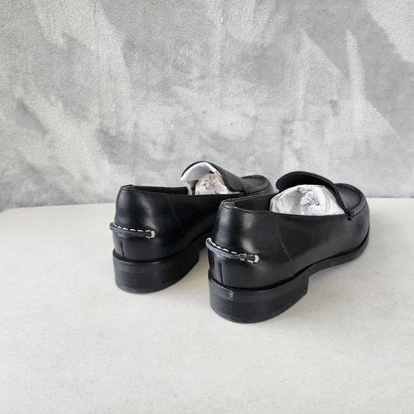 Everlane The Modern Loafer Shoes Womens Size 9 Black Leather Slip On Classy NIB - Picture 6 of 14
